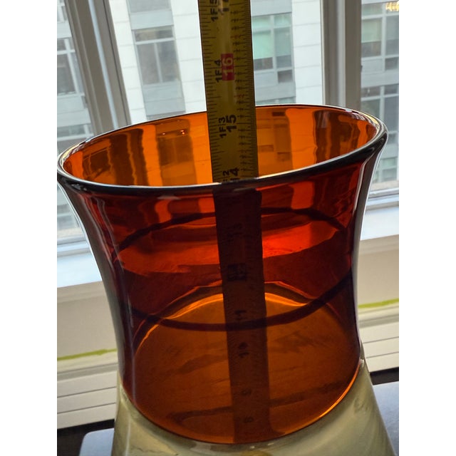 Traditional Vintage Murano Colletto Series Vase For Sale - Image 3 of 4