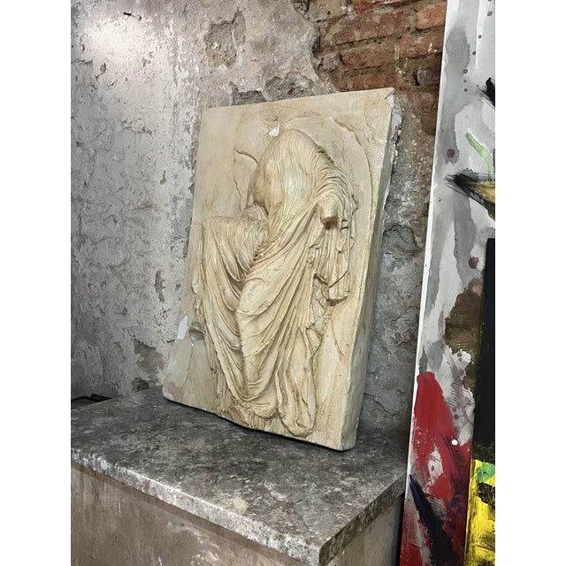 Sculpture Materials Large Sculpture Reproduction of Nike, 1920s-1940s, Plaster For Sale - Image 7 of 8
