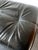 Vintage Lindos Black Leather and Wood Ottoman from Ikea, 1997 For Sale - Image 12 of 15