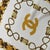 Chanel White Printed 100% Silk Scarf For Sale - Image 6 of 8