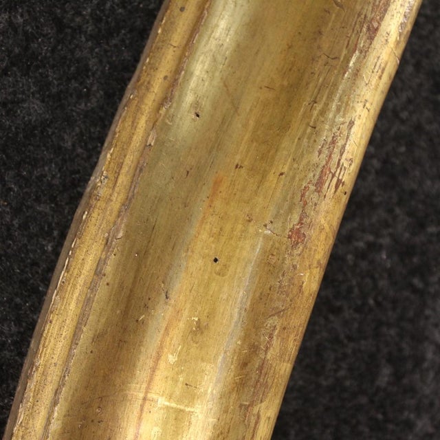 19th-century Italian frame. Carved and gilded wooden furniture, large in size and excellent quality. The frame can hold a...