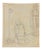 Gabriele Galantara, The Prayer, Pencil Drawing, 1908 For Sale