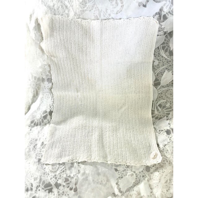 1990s Vintage Hand Crafted Placemats Set of 4 Off White 16” X 20” For Sale - Image 5 of 8
