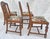 Antique 1920s Set of 4 Tiger Oak Dining / Kitchen Chairs English Jacobean Restored For Sale In Los Angeles - Image 6 of 12