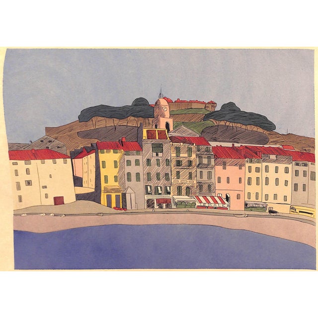 "French Riviera Villages" Book 1938 Thompson, Virginia For Sale - Image 9 of 12