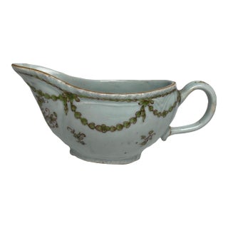 18th Century Qinglong Chinese Export Sauce Boat For Sale