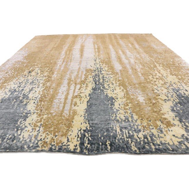 Contemporary Contemporary Area Rug With Nordic Style - 08'02 X 09'10 For Sale - Image 3 of 9