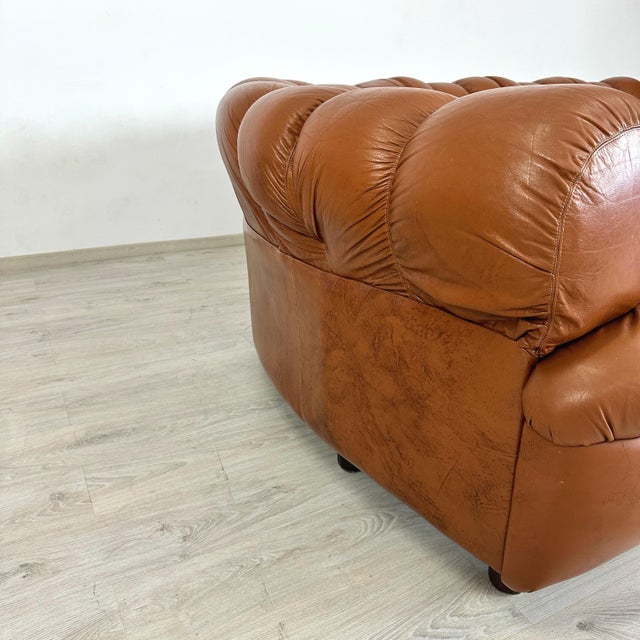Italian Leather Sofa, 1970s For Sale - Image 11 of 11