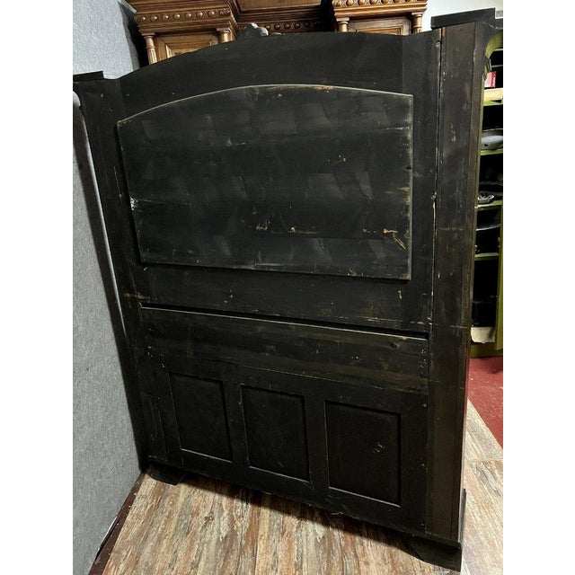 Wood Napoleon III Sideboard in Blackened Wood, 1850s For Sale - Image 7 of 10