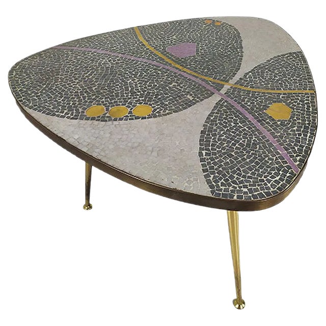 Vintage Mosaic Table by Berthold Müller For Sale