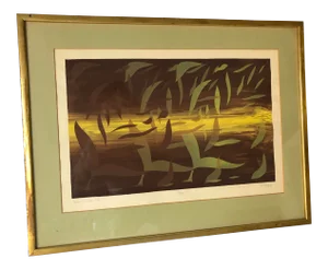 Botanical Print W. Dempsey Artist Proof Framed