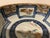 Antique Colored Imari Bowl With Gold Edge and Detailed Painting - Horse in Center For Sale - Image 13 of 18
