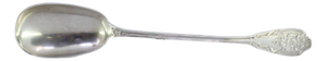 Silver Rice and Serving Spoon with Branches Strips Handle