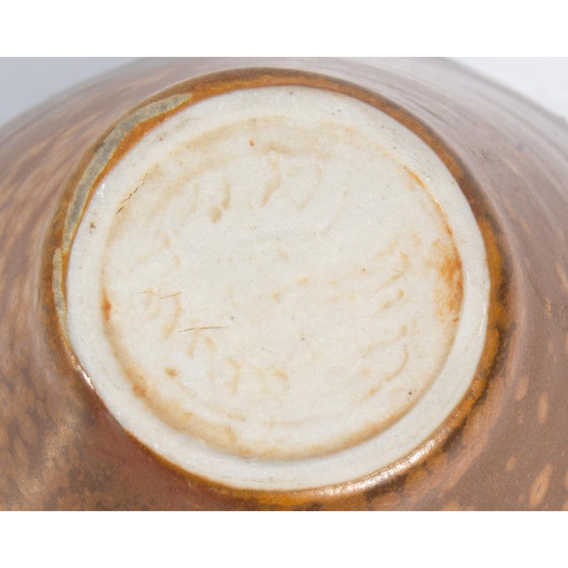 Brown Studio Pottery Bowl by Laura Andreson For Sale - Image 8 of 9