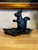 Vintage Cast Aluminum Squirrel Nutcracker With Leaf Tray | Rustic Woodland Serving Piece For Sale - Image 4 of 7