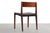 Wood SET OF 4 Cado "PIA' Danish Modern Dining Chairs in Black For Sale - Image 7 of 8