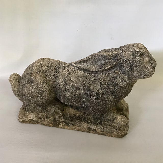 Carved Stone Rabbit Chairish