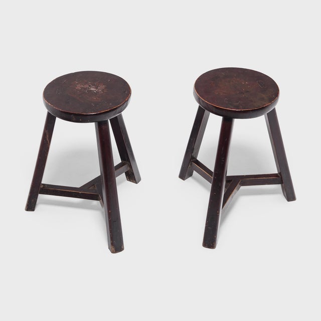Chinese Lotus Flower Stool, C. 1900 For Sale - Image 9 of 9