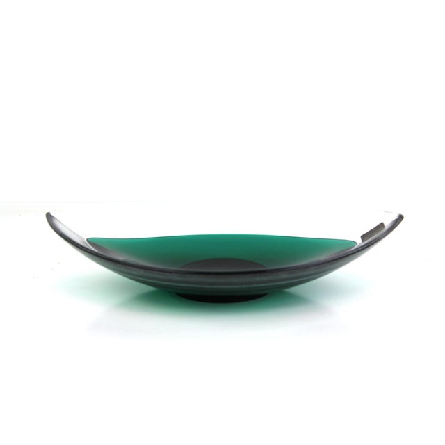 Glass Plate from C.J. Riedel, 1980s, in Flawless conditions. Designed 1980 to 1989 This piece has an attribution mark, I...