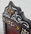 1990s Vintage Moroccan Hand‑Painted Arched Mirror For Sale - Image 5 of 6