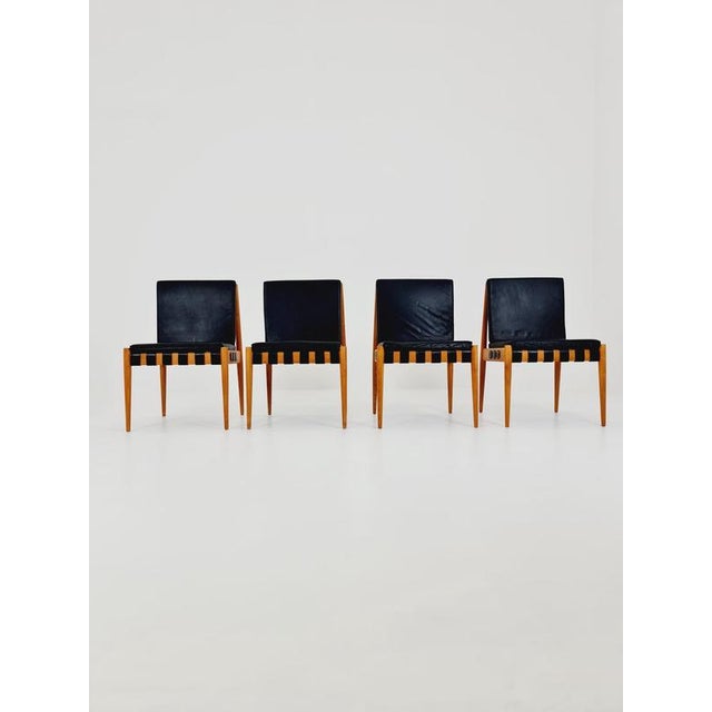 Vintage Danish Ash SE 21 Dining Chairs by Egon Eiermann, 1960s, Set of 4 For Sale - Image 12 of 18