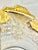 19th Century Gold Encrusted Clear Glass Server With Handles For Sale - Image 4 of 6