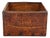 Antique 19th Century Dovetailed Wooden Storage Box With Iron Reinforcements For Sale