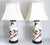 Mid 20th Century Lamp Pair Flowers Restored For Sale - Image 5 of 16