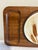 Vintage Goodwood Teak and Ceramic Tile Serving Tray, Wheat Motif, Japan For Sale - Image 4 of 10