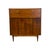 Wood Vintage Mid-Century Modern Highboy Dresser Dovetailed Drawers Brass Finished Pulls. For Sale - Image 7 of 12
