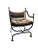 Maison Jansen Set of 6 Maison Jansen Curule Chairs, Mid 20th Century For Sale - Image 4 of 6