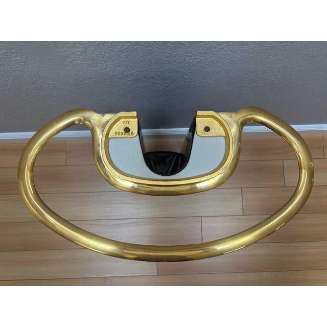 Vintage 80s Kohler Black Gold Pedestal Sink K-2124 With Faucet For Sale In Los Angeles - Image 6 of 12