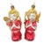 Vintage German Glass Praying Angel Christmas Ornaments – Pair For Sale