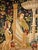 Medieval Style Tapestry - Concert Near Fountain For Sale - Image 10 of 12