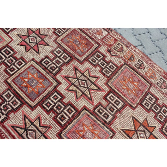 Vintage Turkish Antolian Oriental Nomads Kilim Rug - 48.5"x83.5" For Sale - Image 9 of 13