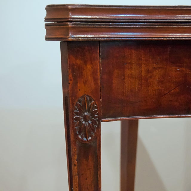 George III Mahogany Card Table For Sale - Image 4 of 5