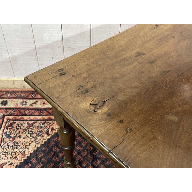 Antique Desk in Walnut and Oak, 1800s For Sale - Image 15 of 18