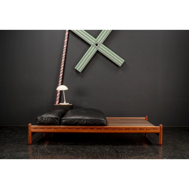Mid-Century Danish Handcrafted Daybed in Teak, 1960s For Sale - Image 12 of 18