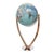Vertigo Aquamarine Globe by Zoffoli Mappamondi For Sale - Image 6 of 6