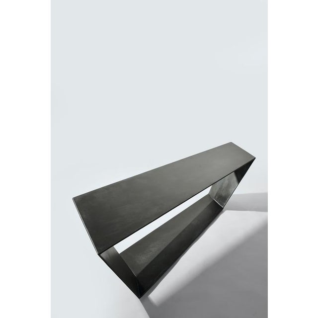 Noaxis Bench in Aluminium by Orfeo Studio For Sale - Image 10 of 12
