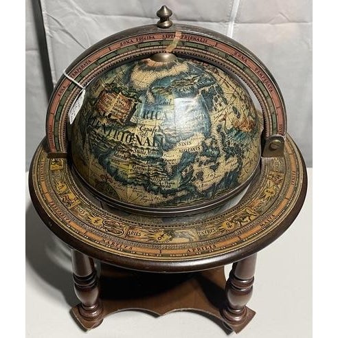 Vintage Globe Bar Ice Bucket For Sale In Detroit - Image 6 of 7