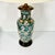 Mid 20th Century Mid 20th Century Chinoiserie Boho Chic Hollywood Regency Ceramic Flora Botanical Table Lamp, Textile Shade For Sale - Image 5 of 18