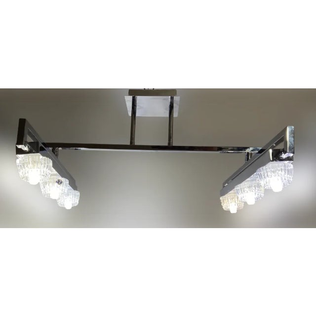 Bohemian Crystal Lamp, 1990s For Sale - Image 4 of 11