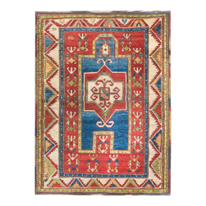 Early 20th Century Kazak Prayer Rug