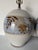 A beautiful pair of vintage Mid-Century California studio pottery table lamps featuring generously proportioned spherical...