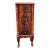 American Empire Crotch Mahogany Style Mirrored Jewelry Armoire For Sale