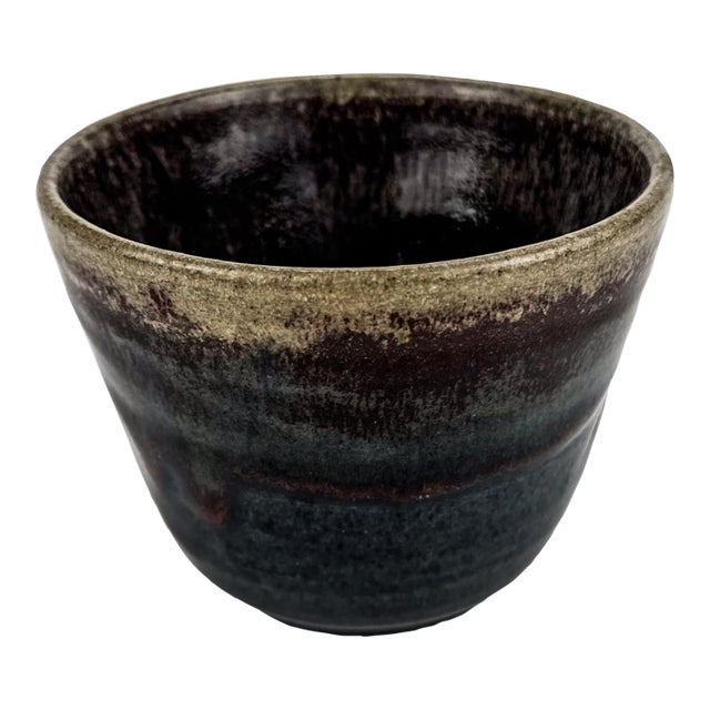 Vintage Ceramic Studio Pottery Planter Vase For Sale