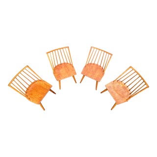 Mid 20th Century Russel Wright Conant Ball Chairs - Set of 4 For Sale