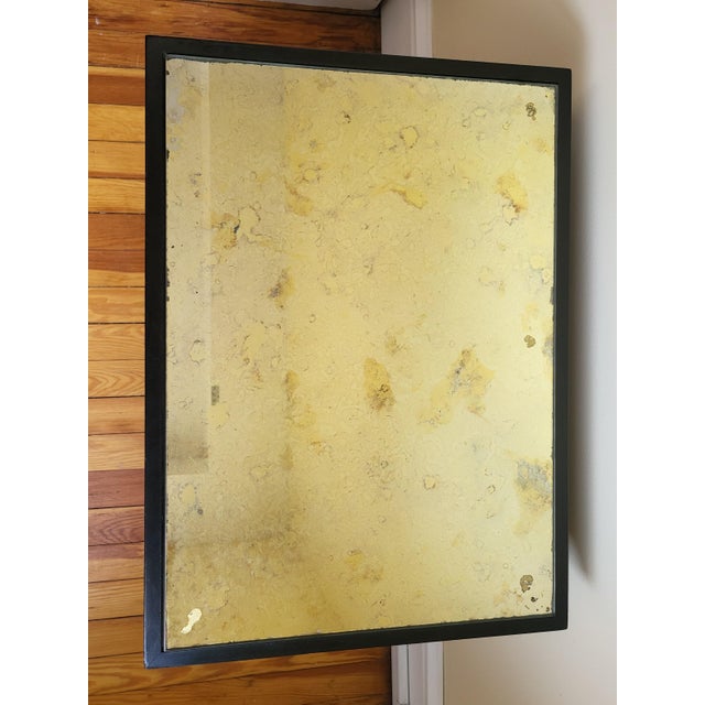 1950s American of Martinsville Black Side Table With Mirrored Top For Sale - Image 9 of 12