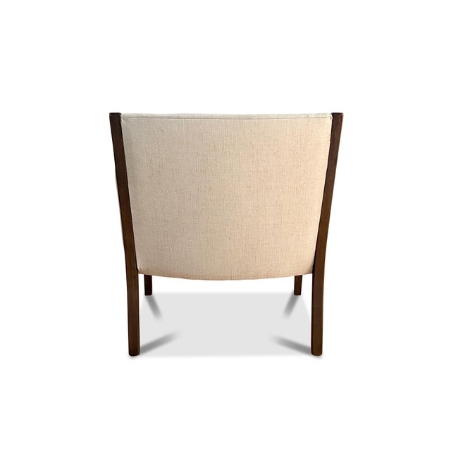 Gunlocke Restored Gunlocke Lounge Chair For Sale - Image 4 of 10